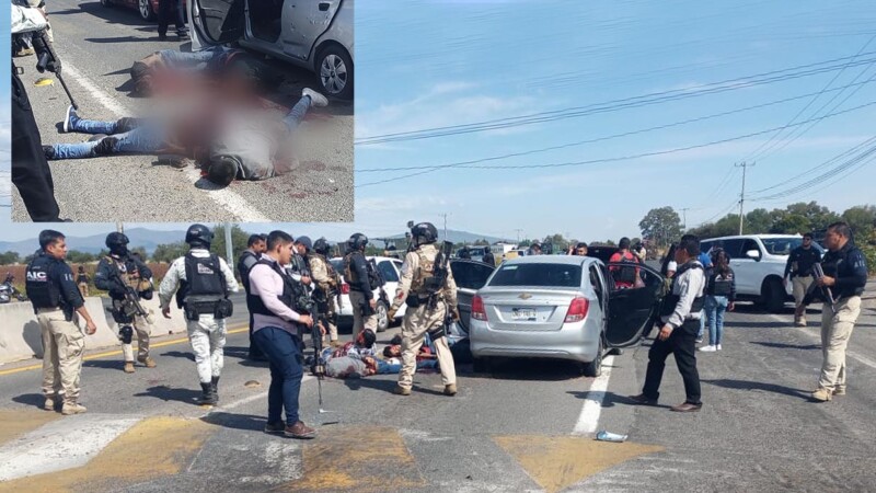 Abaten a tres sicarios en presunto rescate de líder criminal en Celaya