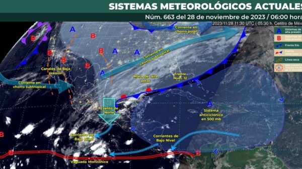 Pronóstico del clima para hoy martes 28 de noviembre 2023 en Quintana Roo