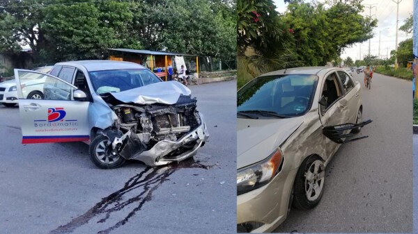 Accidente vial deja daños y susto a conductor en la SM 223 de Cancún