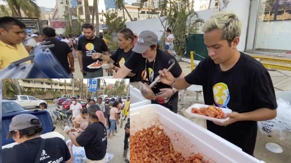 ONG española lleva comida y esperanza a acapulqueños