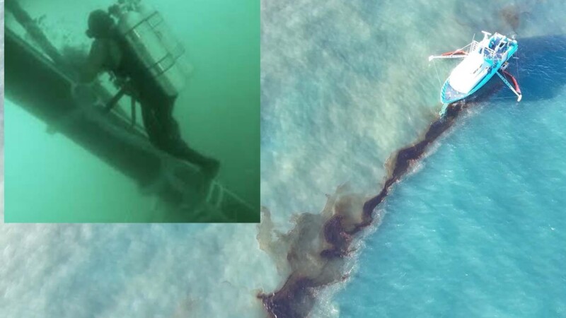 Detectan monumental derrame de petroleo en el Golfo de México
