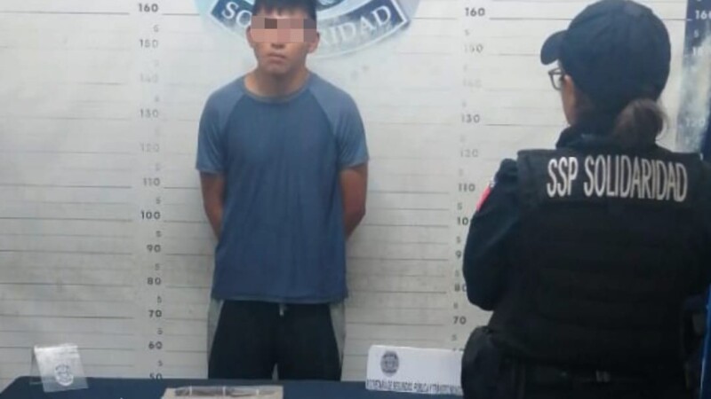 Detenido por herir con un cuchillo a un policía en Playa del Carmen