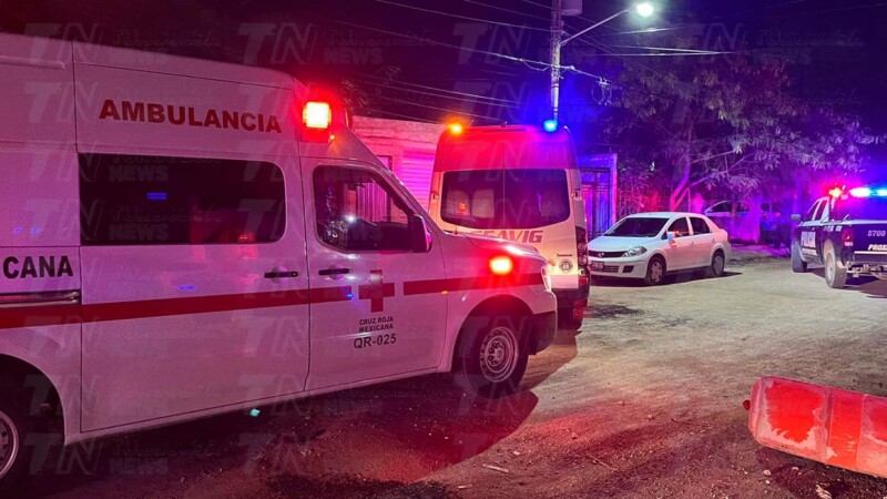 A balazos, ejecutan a persona en un domicilio de Cancún