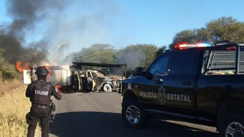 Sicarios del CJNG emboscan y asesinan a militares en Teocaltiche, Jalisco