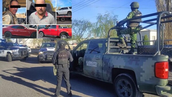 Se enfrentan sicarios con autoridades de Chihuahua para rescatar a un detenido 