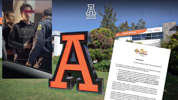 Prepa Anáhuac expulsa a alumno agresor de guardia en Puebla