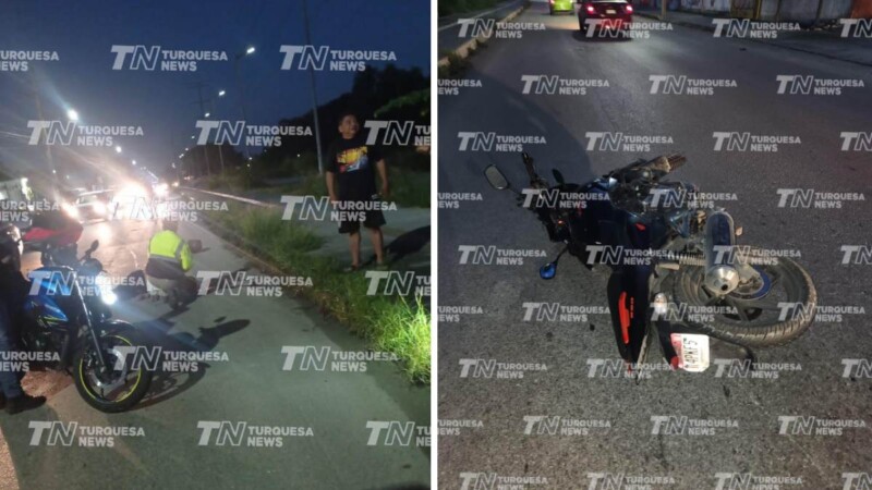 Fallece motociclista tras derrapar en la 20 de Noviembre
