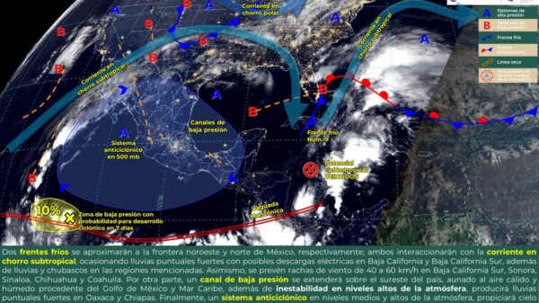 Pronóstico del clima para hoy viernes 17 de noviembre 2023 en Quintana Roo