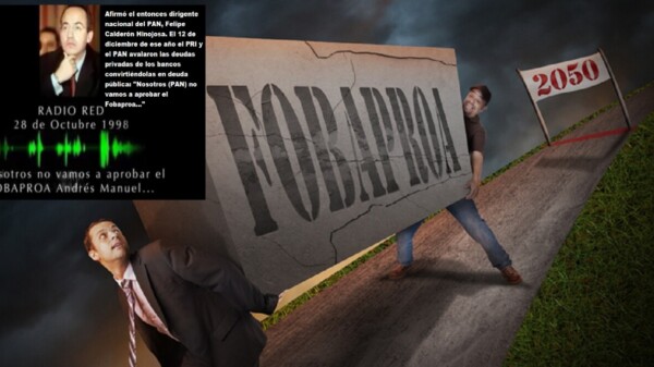 Herencia del Fobaproa, 1 de cada 10 pesos de la deuda interna