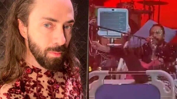 Jay de la Cueva canta en concierto desde una cama de hospital