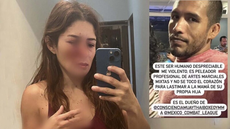 Luchadora olímpica mexicana es brutalmente golpeada por su expareja