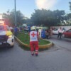 Madre e hija resultan lesionadas en choque de mototaxis en la Región 227 de Cancún