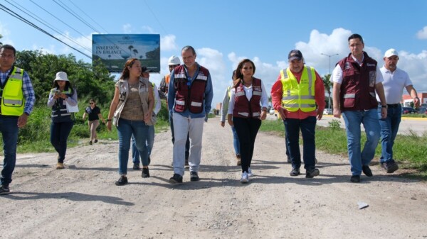 Mara Lezama supervisa retornos viales para la movilidad del bulevar Colosio