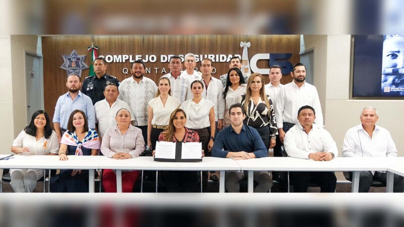 Instala Mara Lezama el Consejo de Seguridad Ciudadana para transformar a los cuerpos de seguridad en Quintana Roo