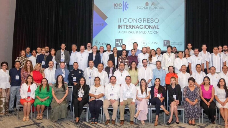 Mara Lezama inaugura 2º Congreso Internacional de Arbitraje y Mediación.