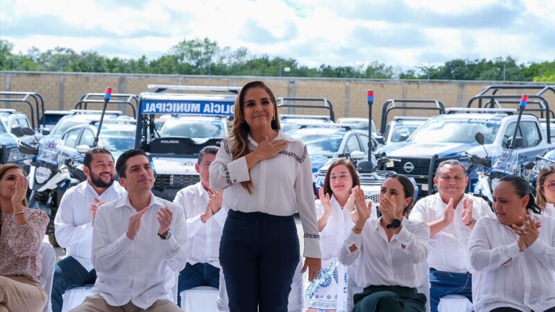 Refuerza Mara Lezama a las corporaciones de seguridad en Quintana Roo con nuevo equipo tecnológico e inversión de más de 76.2 mdp