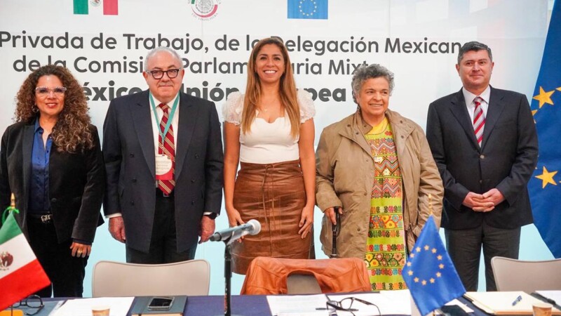 Marybel Villega encabeza reunión de la delegación mexicana de la Comisión Parlamentaria Mixta México-Unión Europea (CPM)