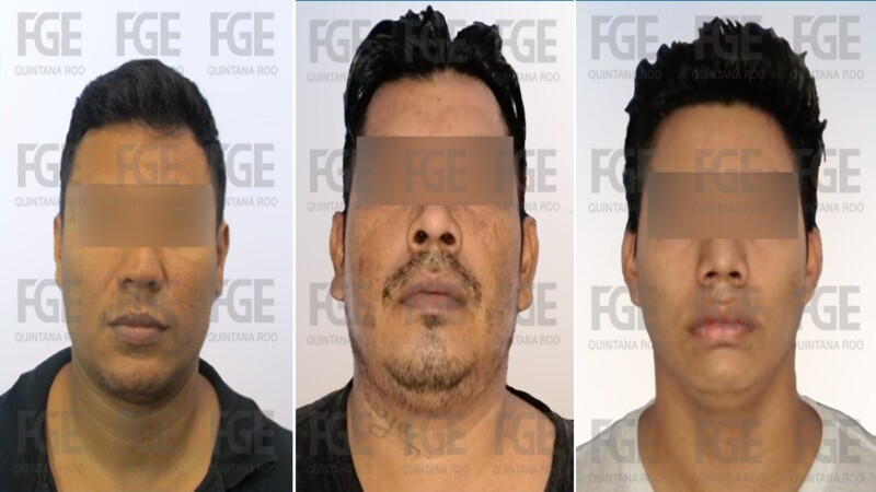 Vinculan a proceso a tres presuntos homicidas en Playa del Carmen