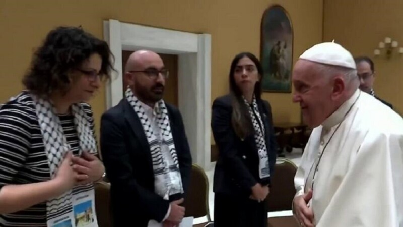 Papa Francisco se encuentra con israelíes y palestinos