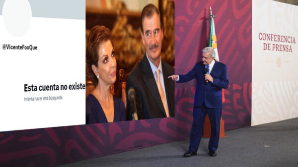 Rechaza AMLO suspensión en ‘X’ de cuenta de Vicente Fox