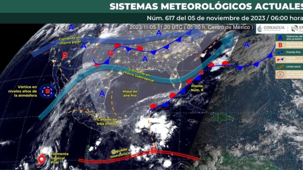 Pronóstico del clima para hoy domingo 5 de noviembre 2023 en Quintana Roo