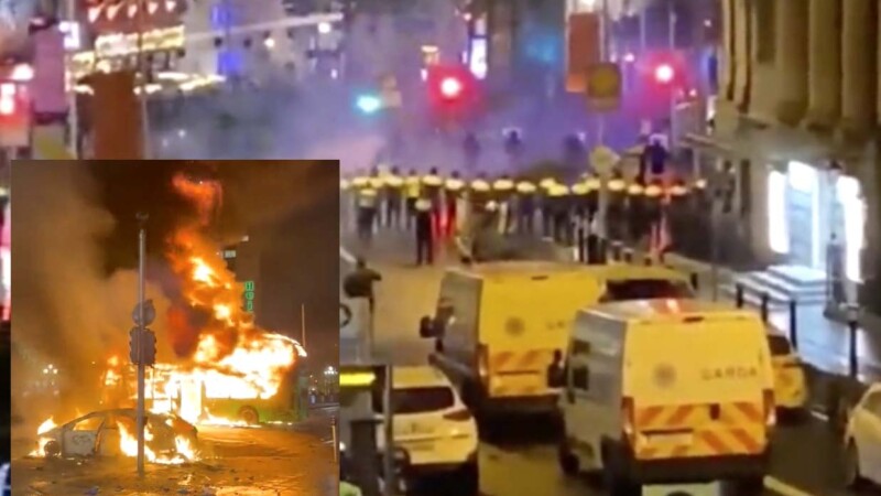 Ataque de inmigrante argelino en Irlanda desata feroces protestas