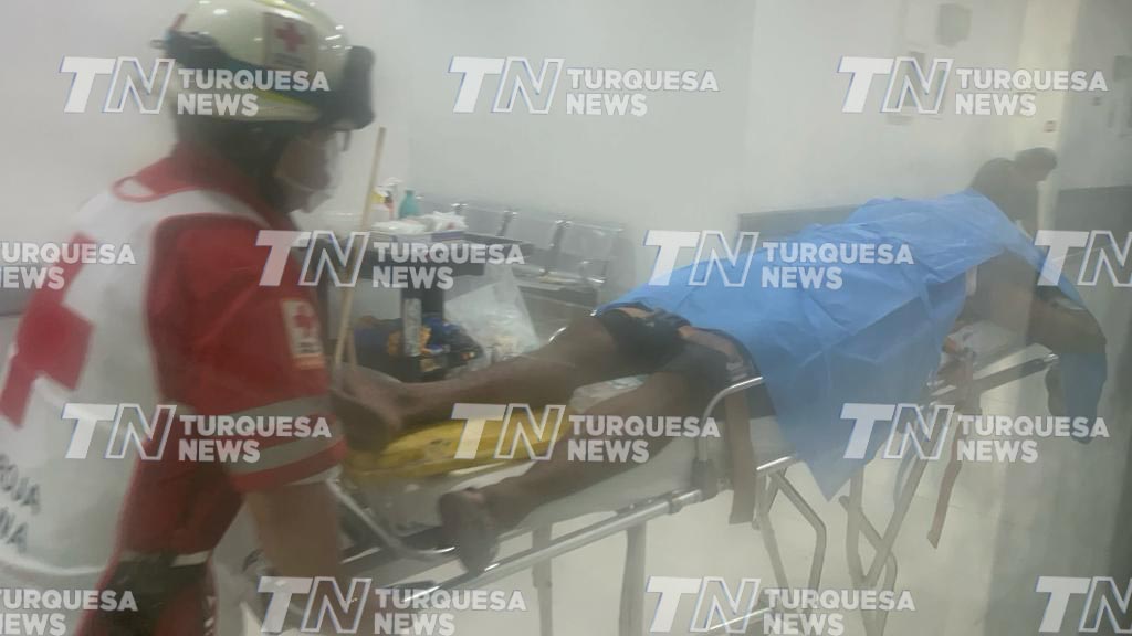 Baleado en Villas Otoch Paraíso lucha por su vida en el Hospital General; joven de 18 años recibió un disparo en la cabeza.