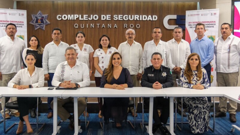 Inaugura Mara Lezama sesión ordinaria del Consejo Académico de Formación Policial