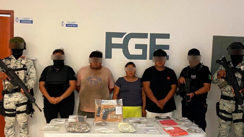 Deja tres detenidos narcocateos en Cancún y Puerto Morelos