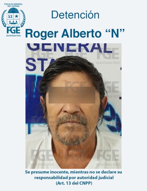 Detienen en Chetumal a un sujeto por un homicidio en un rancho de Huay-Pix; a Roger Alberto “N” se le relaciona con hechos ocurridos el 15 de diciembre.