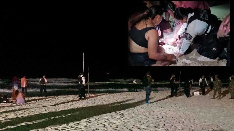 Joven muere ahogado en playa pública de Cancún