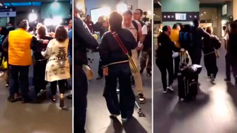 Alejandra Guzmán agrede a reportero en el aeropuerto de la CDMX