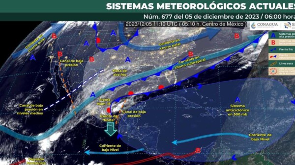 Pronóstico del clima para hoy martes 5 de diciembre 2023 en Quintana Roo