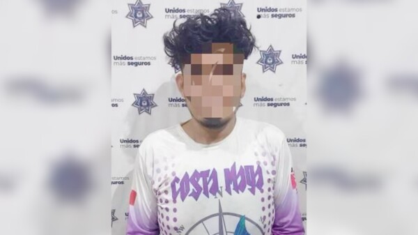 Detienen en Cozumel a un presunto ladrón de pantallas