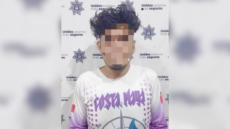 Detienen en Cozumel a un presunto ladrón de pantallas