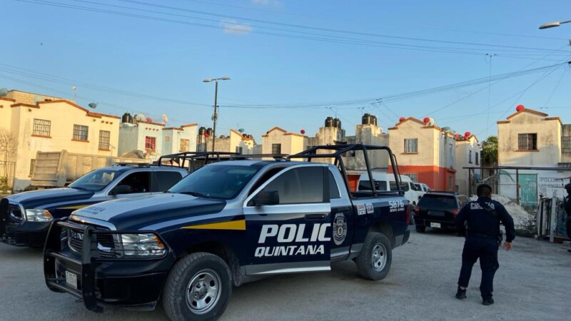 Detienen a mototaxista de Cancún por disparos de arma de fuego.