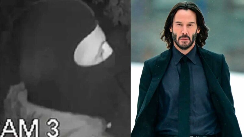 Encapuchados saquean la casa de Keanu Reeves