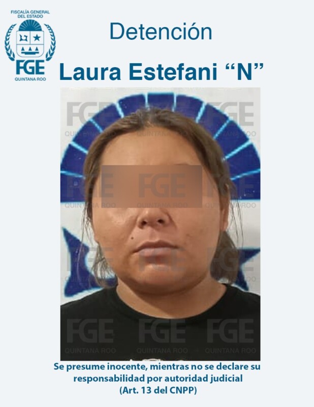 En Chetumal detienen a mujer implicada en secuestro; tras su captura, Laura Estefani “N” quedó a disposición de la autoridad judicial.