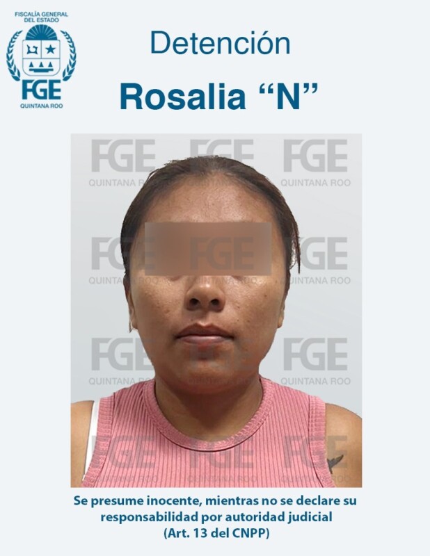 Aprehenden a una mujer implicada en un homicidio en Playa del Carmen; los hechos que le imputan a Rosalía “N” se registraron un bar.