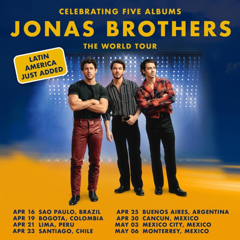 Jonas Brothers anuncian concierto en Cancún