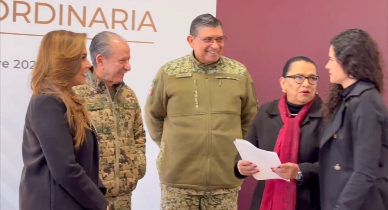 Reafirma la gobernadora estatal su compromiso para trabajar por la seguridad de Quintana Roo, de la mano del Gobierno federal.