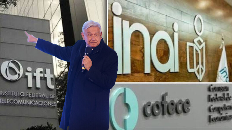 Adiós a IFT, Cofece y el Inai, “no sirven para nada”: AMLO