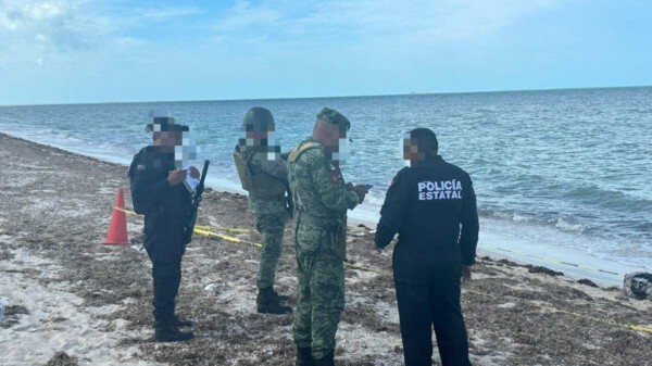 Recalan bulto con 25 ‘ladrillos’ de cocaína en Chicxulub puerto