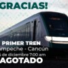 Boletos para el Tren Maya se agotan en tiempo récord