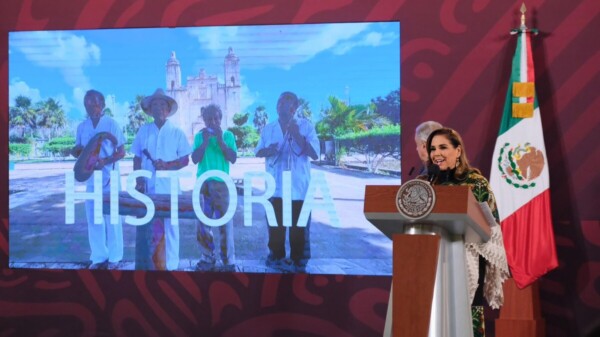 Con el Tren Maya el mundo conocerá las maravillas arqueológicas del Mundo Maya: Mara Lezama.