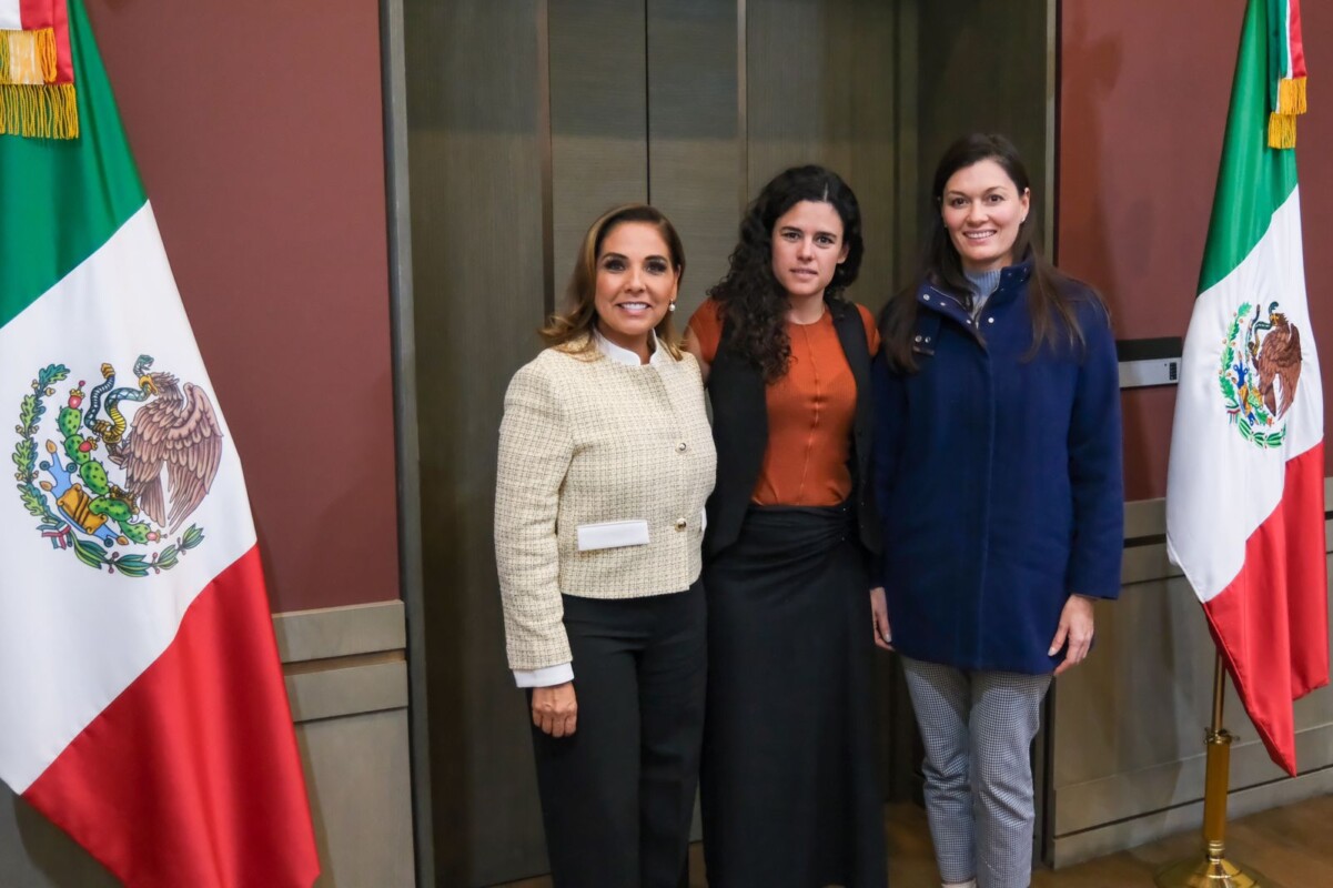 Mara Lezama se reunió en la Secretaría de Gobernación con su titular Luisa Alcalde Luján y la directora de Fonatur, Lyndia Quiroz Zavala.