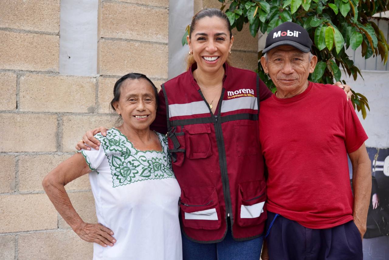 La senadora morenista manifestó su alegría por mantener la cercanía y el contacto con la gente y agradeció a los vecinos el llamado.