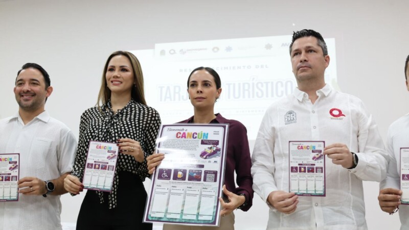 Restablece Ana Paty Peralta Tarjetón Turístico en Cancún