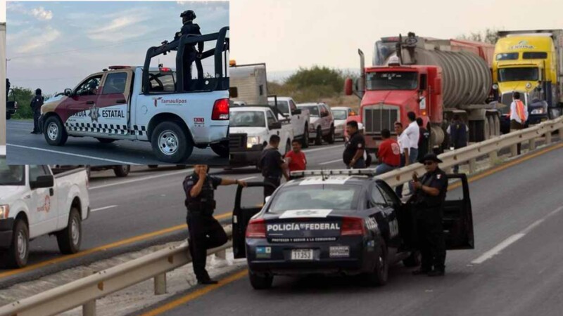 Se enfrentan policías con grupo armado en Tamaulipas, uno muere