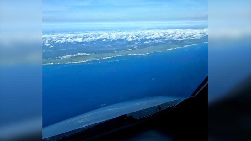 Aterrizaje en Cancún en navidad se hace viral